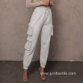 Multi-pocket Knitted Women Cargo Pants